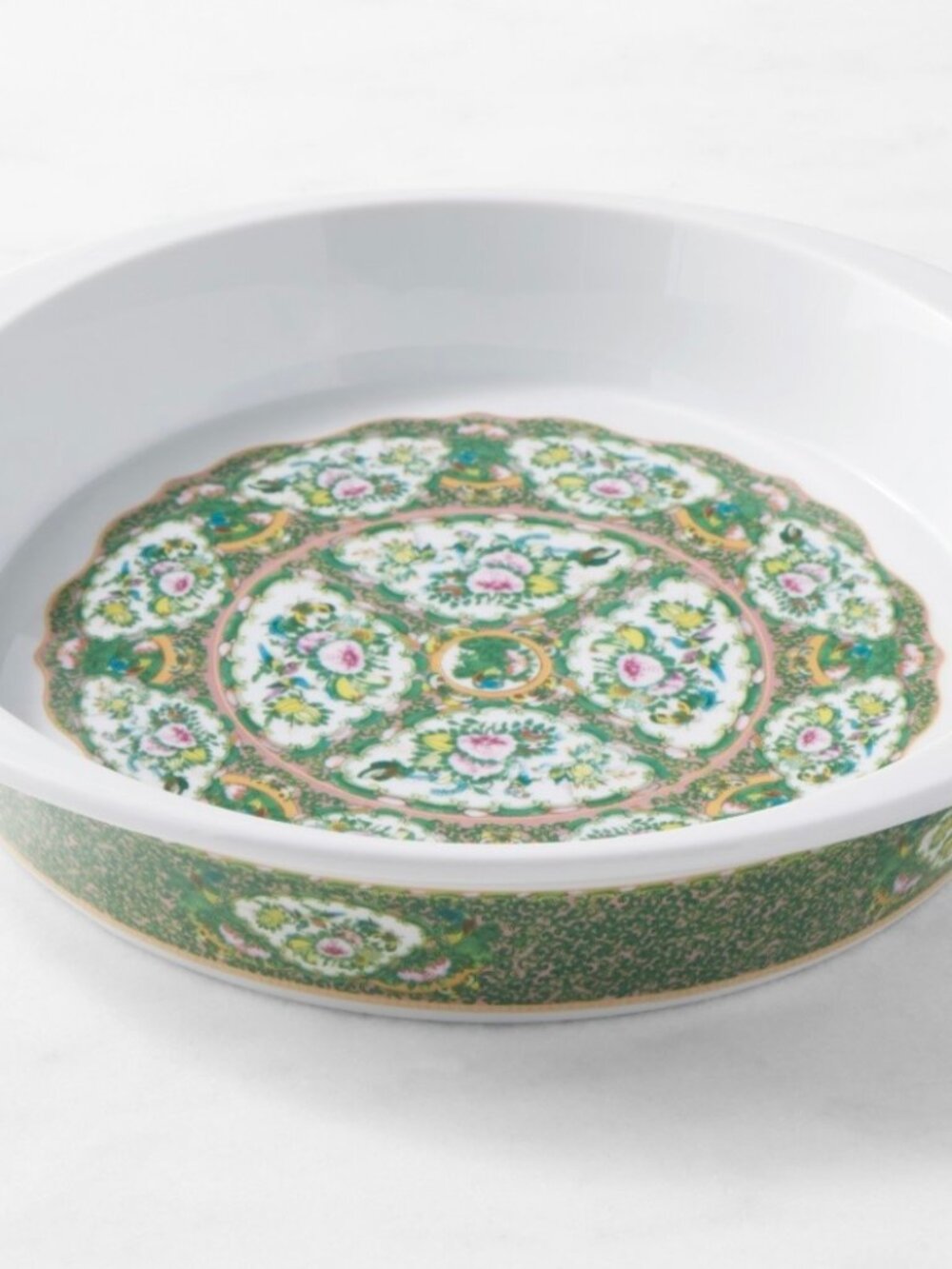 Williams Sonoma Famille Rose Pie Dish - New!